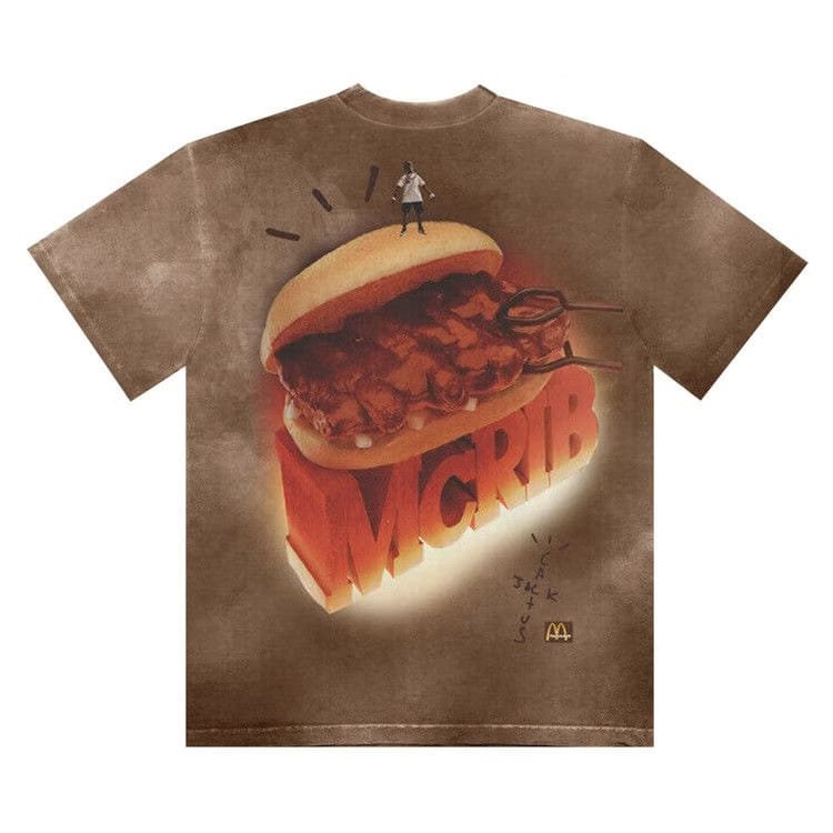 Cactus Jack by Travis Scott x McDonald's Grail T-Shirt Brown