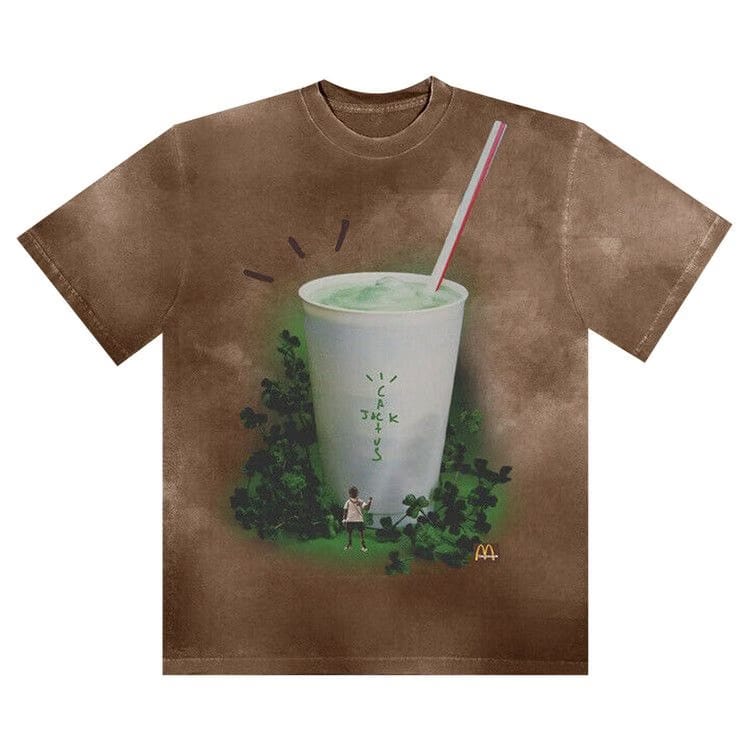 Cactus Jack by Travis Scott x McDonald's Grail T-Shirt Brown