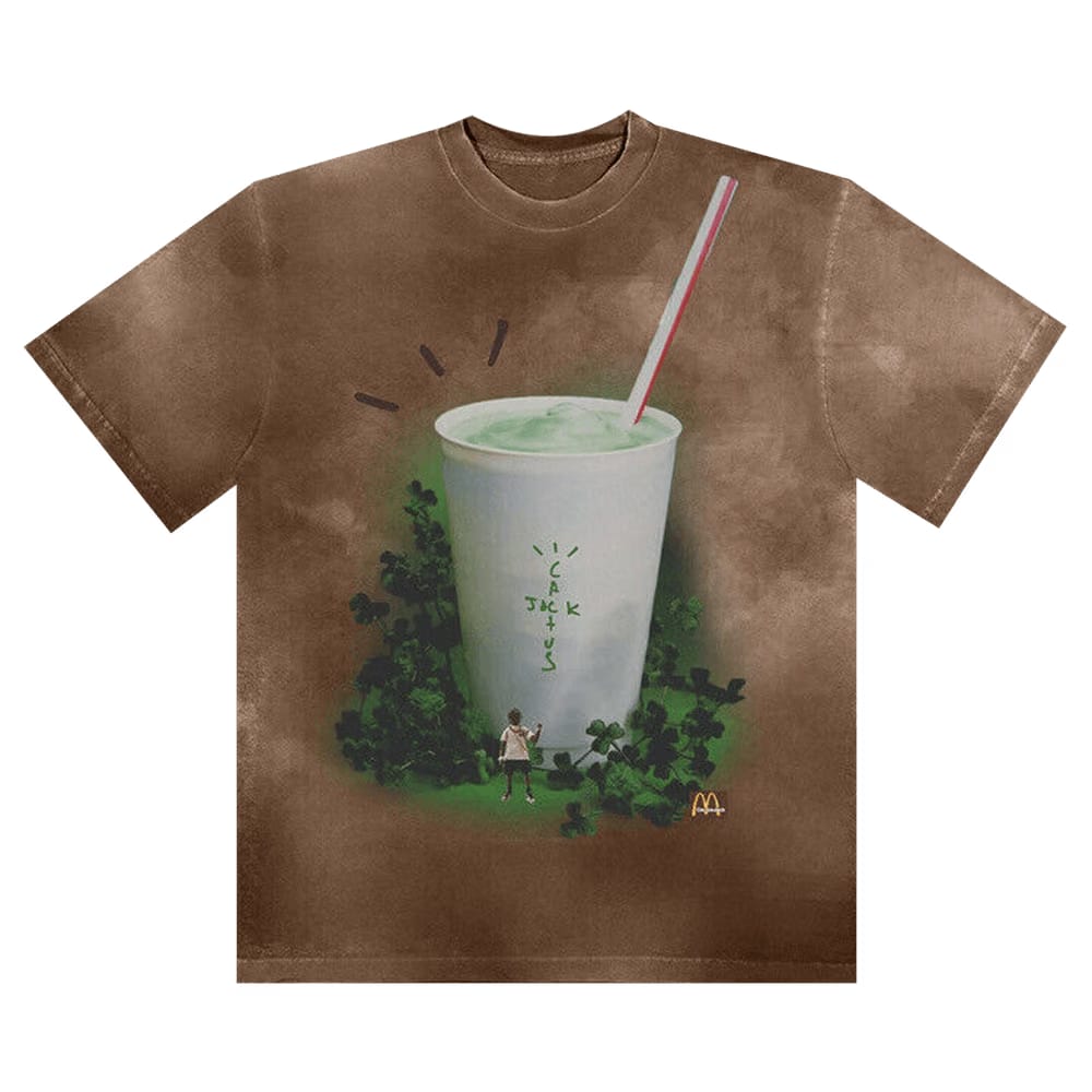 Cactus Jack by Travis Scott x McDonald's Grail T-Shirt Brown