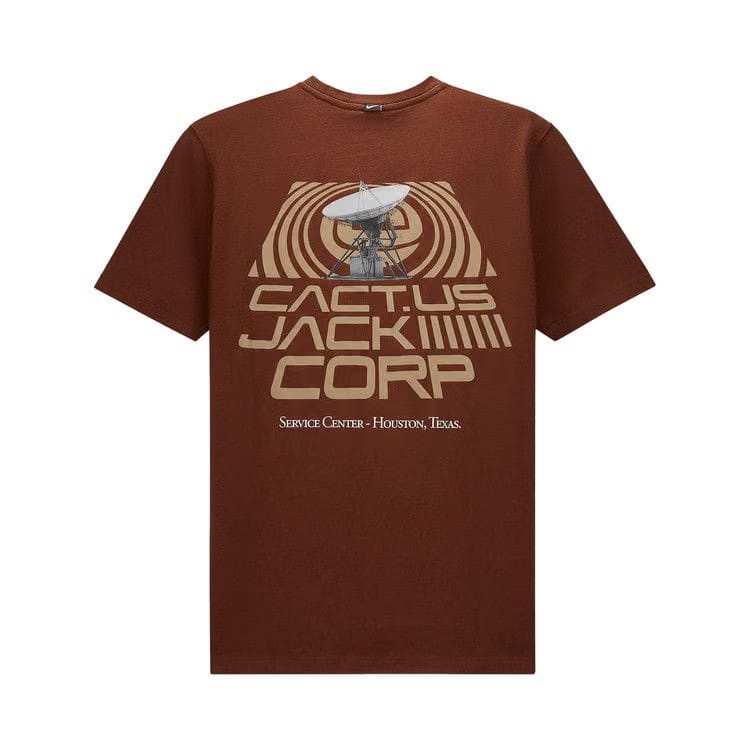 Cactus Jack by Travis Scott x Nike NRG BH Shorts-Sleeve T-Shirt Cocao Wow