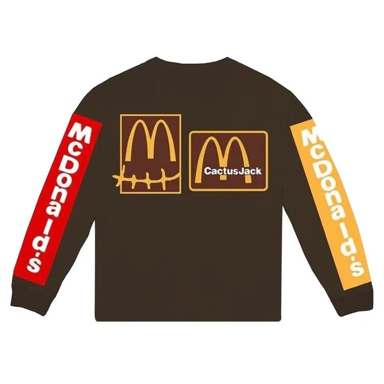 Cactus Jack by Travis Scott x Cactus Plant Flea Market Souvenir Long-Sleeve T-Shirt Brown