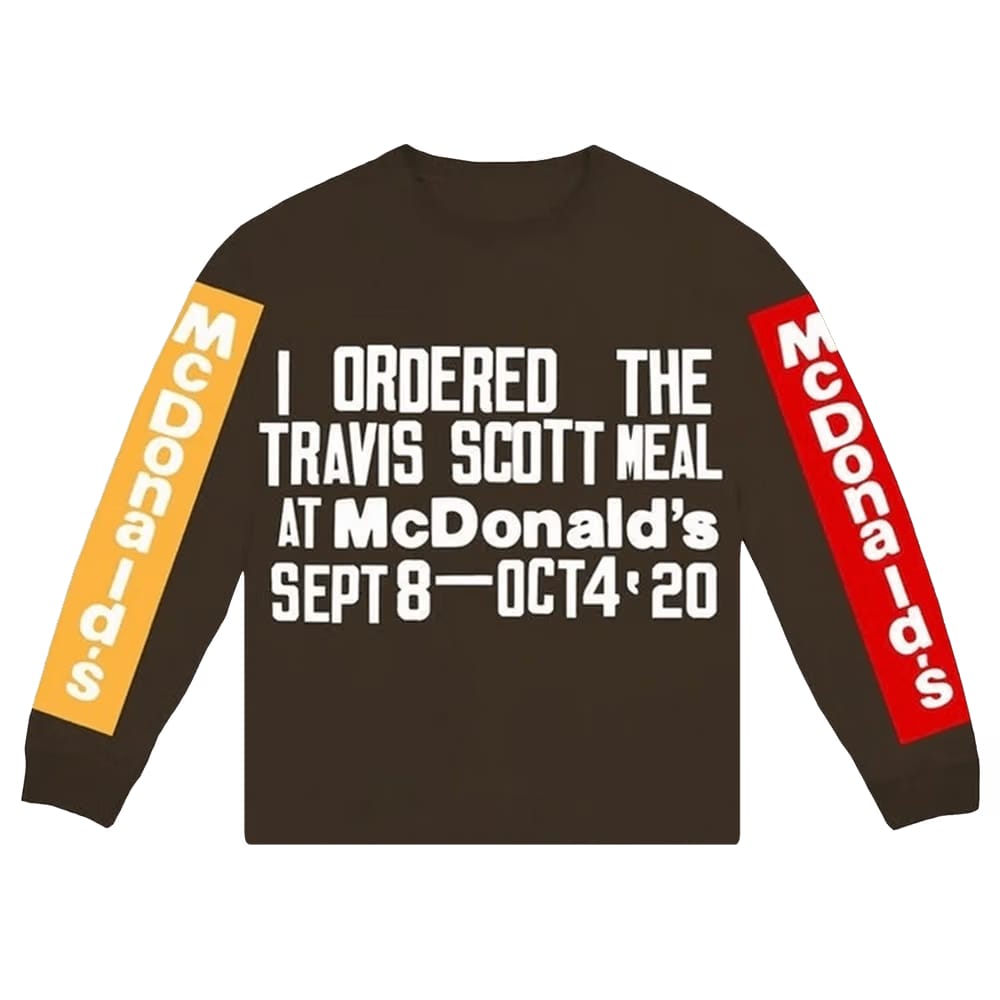 Cactus Jack by Travis Scott x Cactus Plant Flea Market Souvenir Long-Sleeve T-Shirt Brown