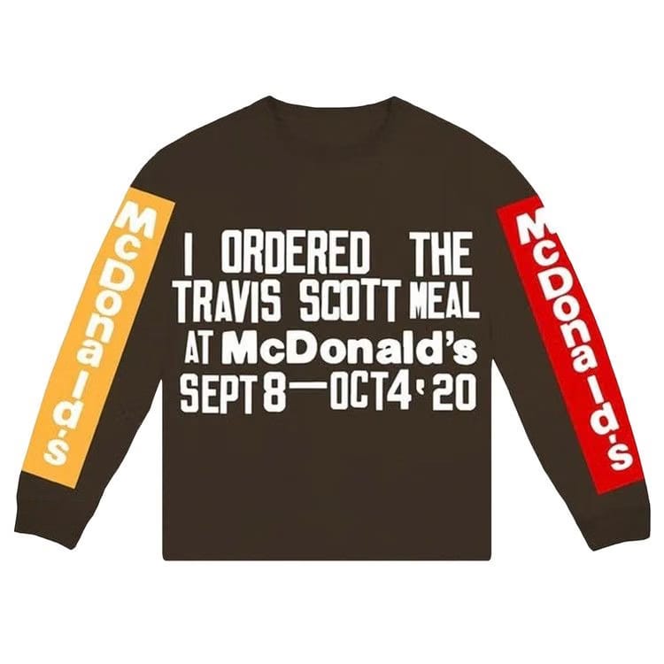 Cactus Jack by Travis Scott x Cactus Plant Flea Market Souvenir Long-Sleeve T-Shirt Brown