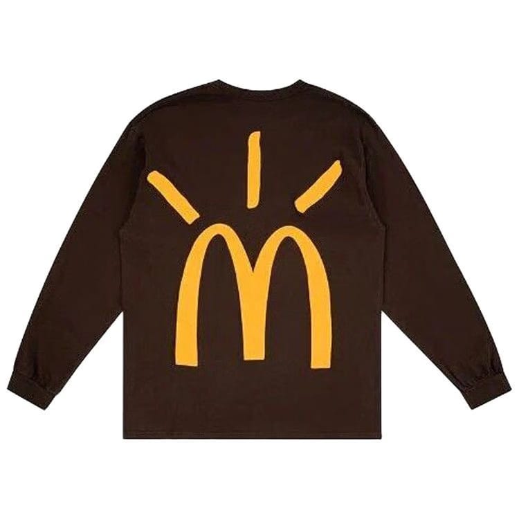 Cactus Jack by Travis Scott M Jumbo Long-Sleeve T-Shirt Brown