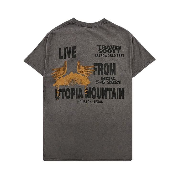 Cactus Jack by Travis Scott Flower Portal T-Shirt Grey
