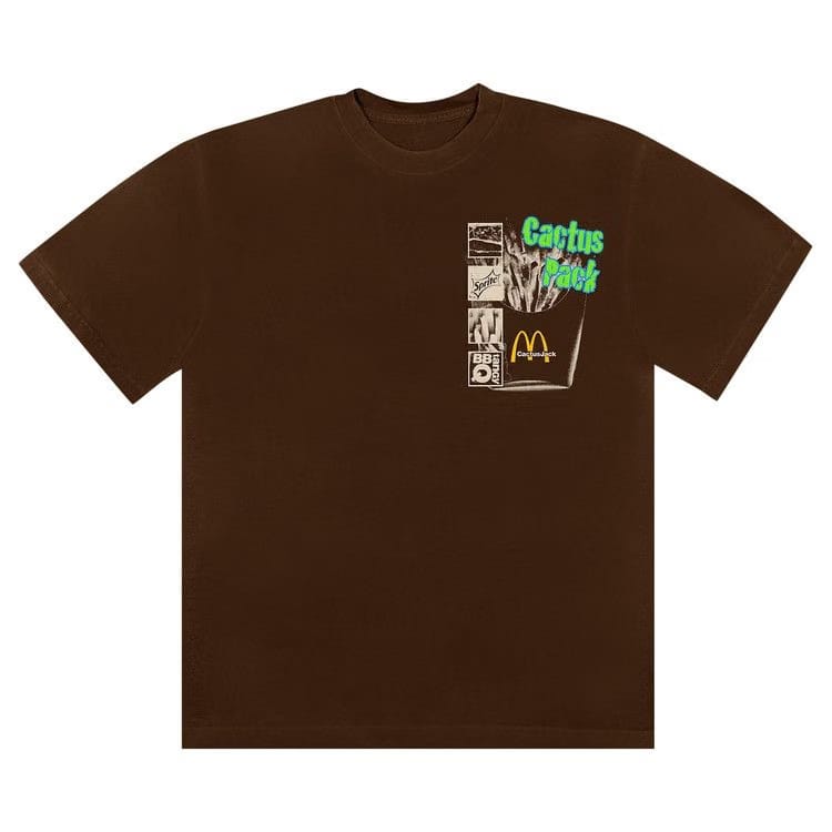 Cactus Jack by Travis Scott x McDonald's Cactus Pack Vintage Promo T-Shirt Brown