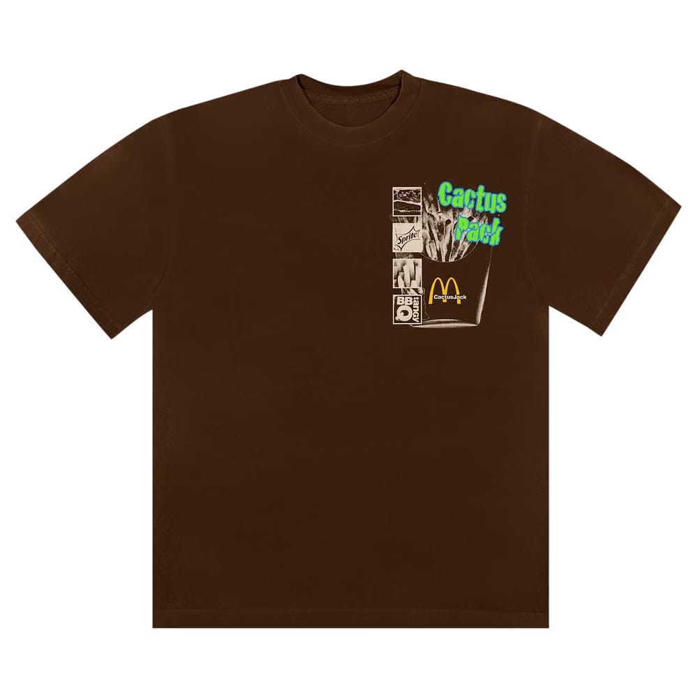 Cactus Jack by Travis Scott x McDonald's Cactus Pack Vintage Promo T-Shirt Brown