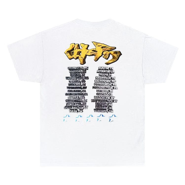 Cactus Jack by Travis Scott Utopia Tour Skitzo Circus Maximus T-Shirt White