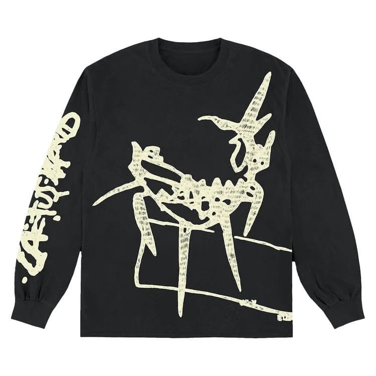 Cactus Jack by Travis Scott Barbed Wire Long-Sleeve T-Shirt Black