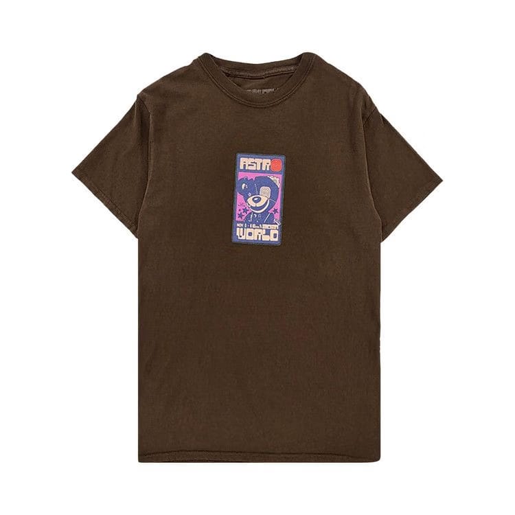 Cactus Jack by Travis Scott Scare Bear T-Shirt I Brown