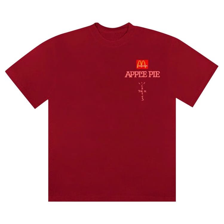 Cactus Jack by Travis Scott x McDonald's Apple Pie T-Shirt Cardinal
