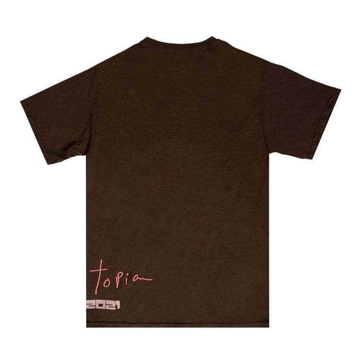 Cactus Jack by Travis Scott All Seeing Hands T-Shirt Brown