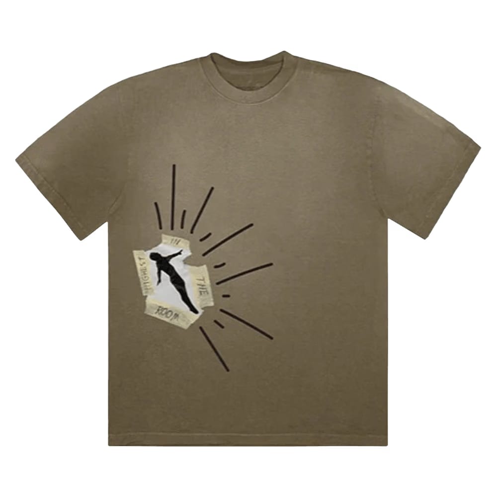 Cactus Jack by Travis Scott Highest In The Room Dive T-Shirt Green