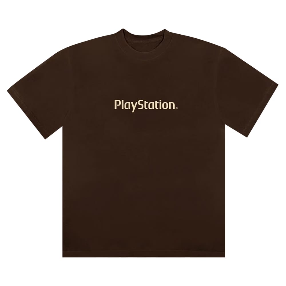 Cactus Jack by Travis Scott Motherboard Logo II T-Shirt Brown