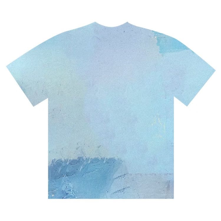 Cactus Jack by Travis Scott Portrait Of Travis Tie-Dye T-Shirt Blue
