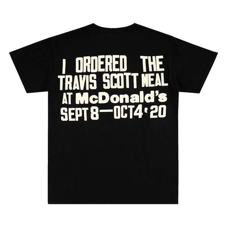 Cactus Jack by Travis Scott x Cactus Plant Flea Market Burger Mouth T-Shirt Black
