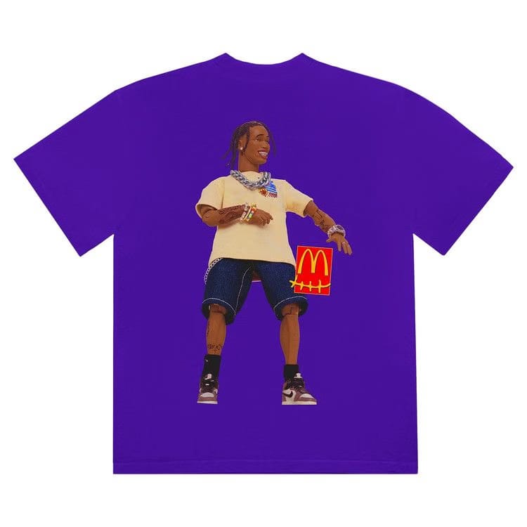 Cactus Jack by Travis Scott x McDonald's Action Figure Series II T-Shirt Purple