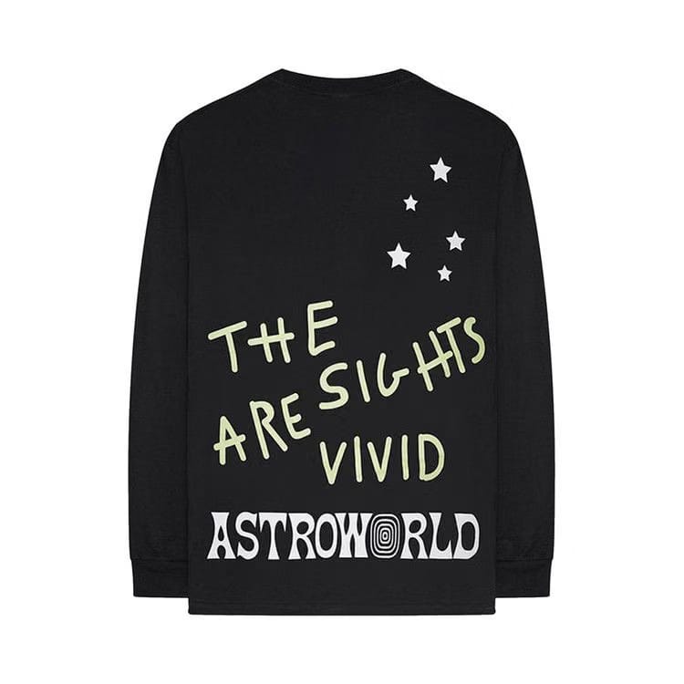 Cactus Jack by Travis Scott Astroworld Enjoy The Ride Long-Sleeve T-Shirt Black