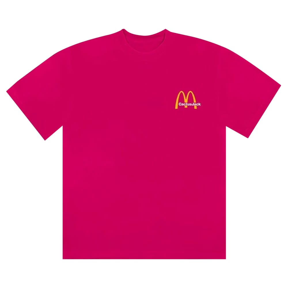Cactus Jack by Travis Scott x McDonald's Vintage Action Figure II T-Shirt Hot Pink