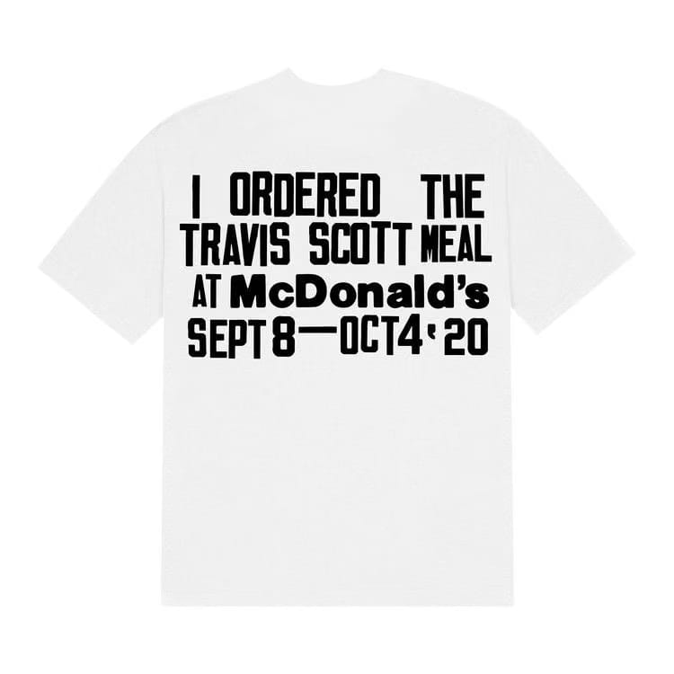 Cactus Jack by Travis Scott x Cactus Plant Flea Market Burger Mouth T-Shirt White