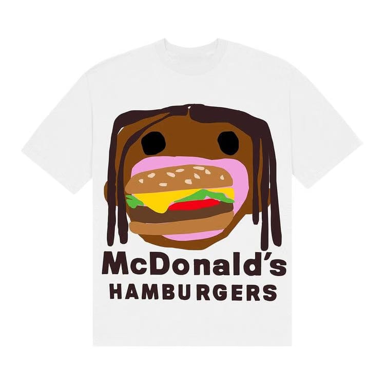 Cactus Jack by Travis Scott x Cactus Plant Flea Market Burger Mouth T-Shirt White