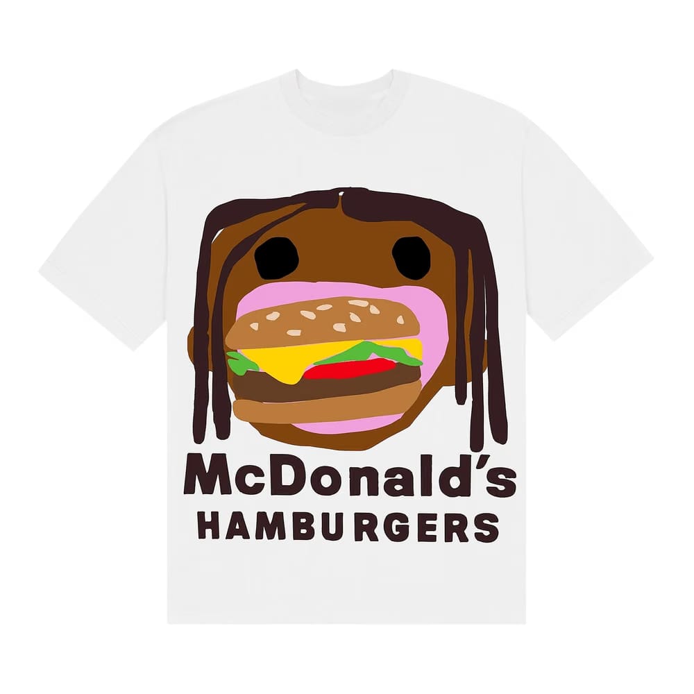 Cactus Jack by Travis Scott x Cactus Plant Flea Market Burger Mouth T-Shirt White