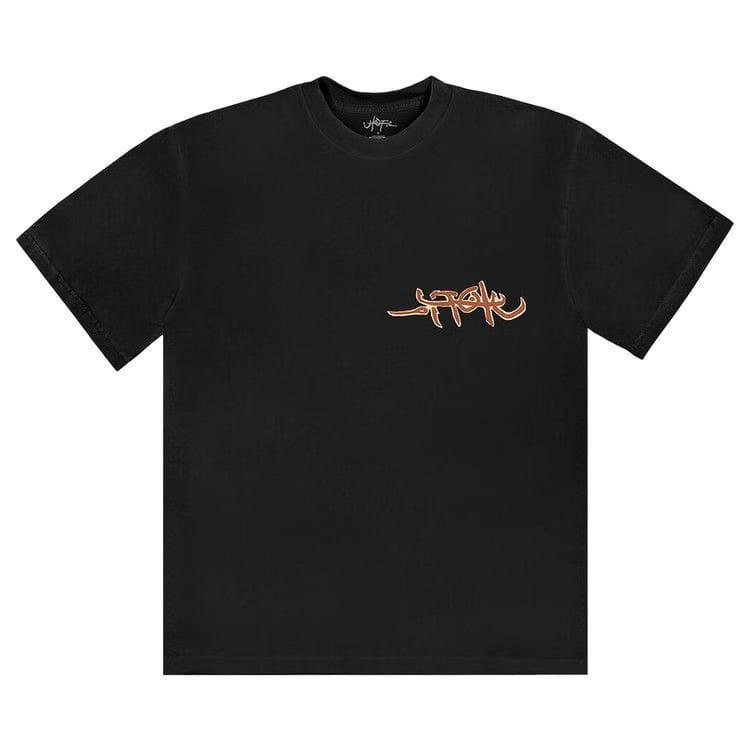 Cactus Jack by Travis Scott Manuscript T-Shirt Black