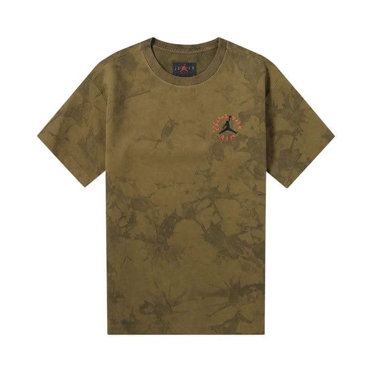Cactus Jack by Travis Scott x Air Jordan Shorts-Sleeve T-Shirt Medium Olive