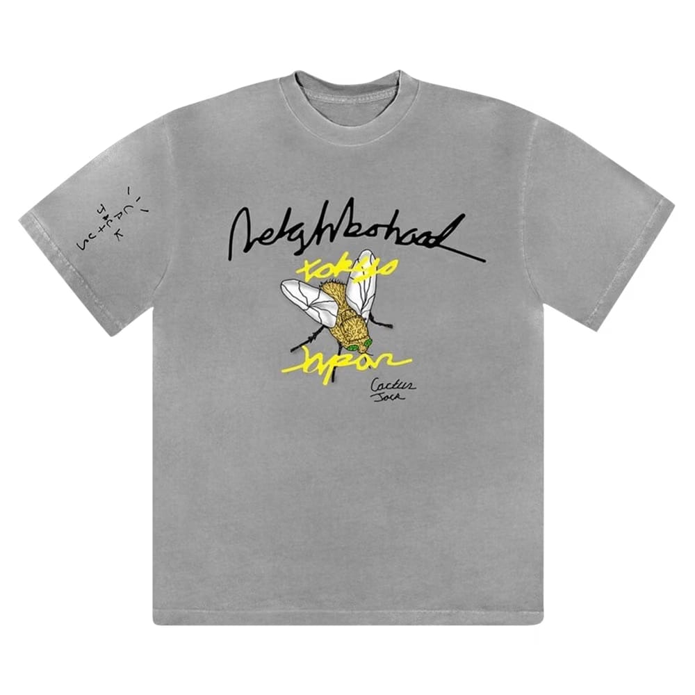Cactus Jack by Travis Scott x Neighborhood Carousel T-Shirt Grey