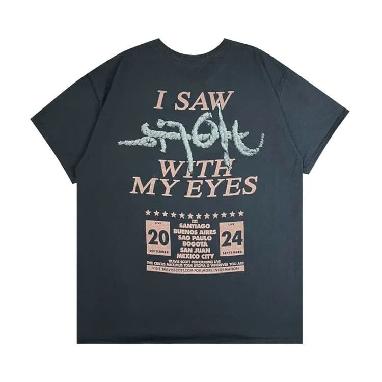Cactus Jack by Travis Scott My Eyes T-Shirt Black