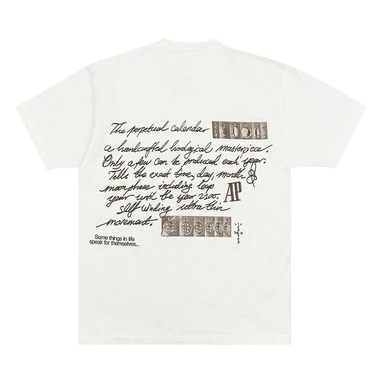 Cactus Jack by Travis Scott x Audemars Piguet Perpetual Calendar T-Shirt White