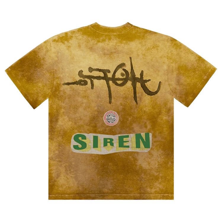 Cactus Jack by Travis Scott Siren Tie Dye T-Shirt Mustard