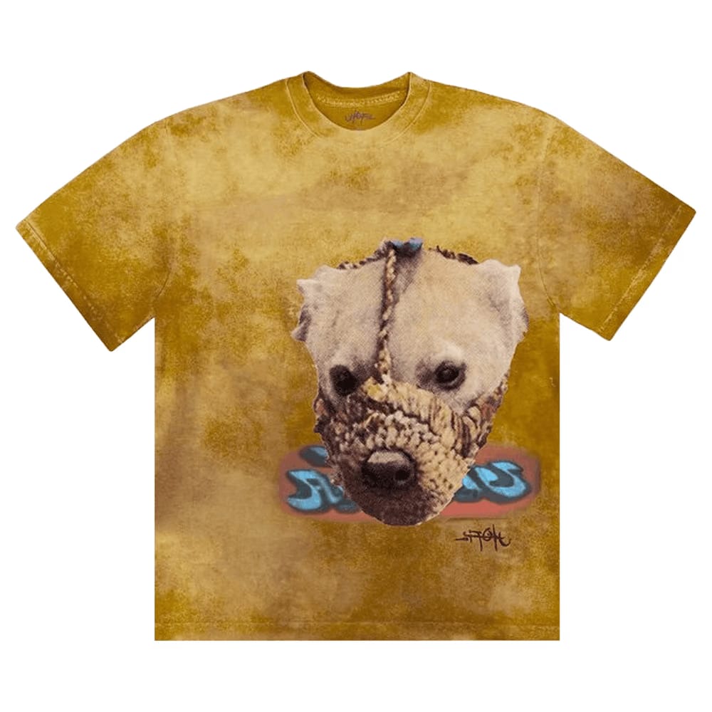 Cactus Jack by Travis Scott Siren Tie Dye T-Shirt Mustard