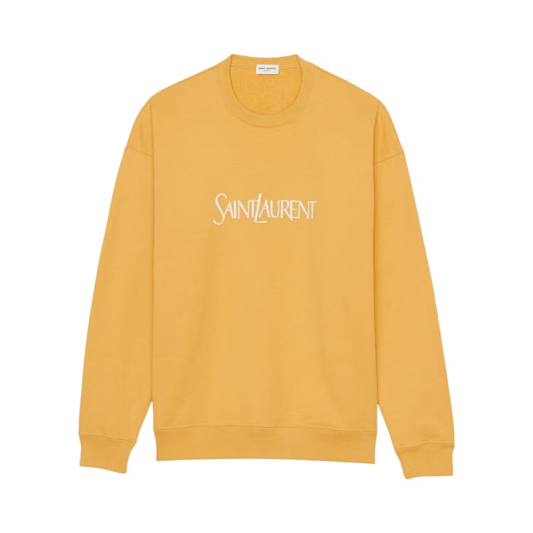 Saint Laurent Basic Sweater Yellow/Natural