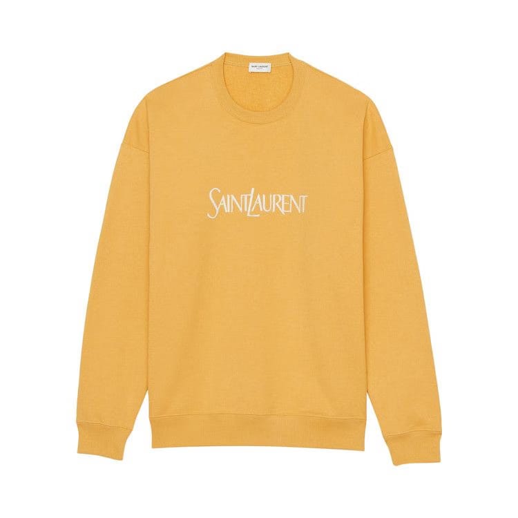 Saint Laurent Basic Sweater Yellow/Natural