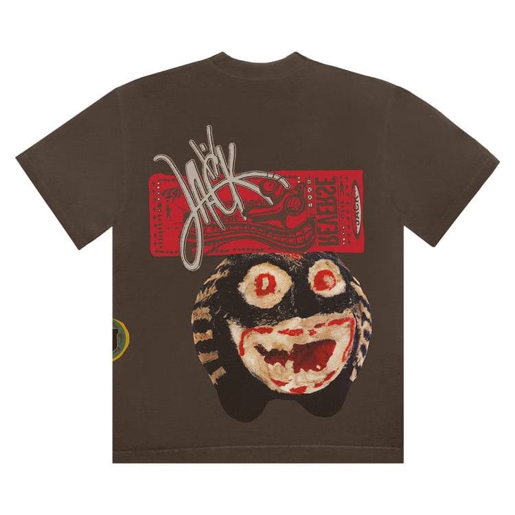 Cactus Jack by Travis Scott Never Backward T-Shirt Brown