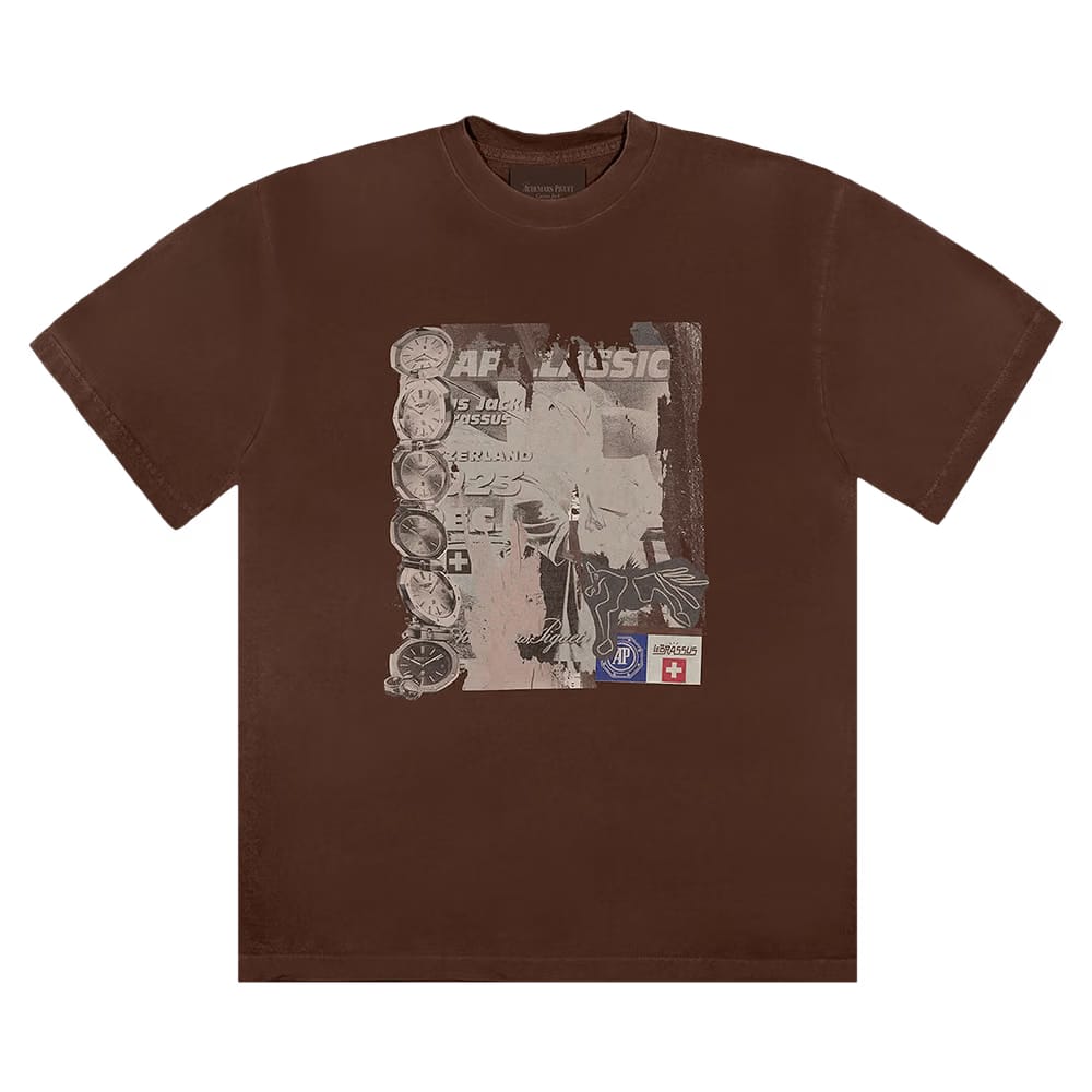 Cactus Jack by Travis Scott x Audemars Piguet Classic T-Shirt Brown