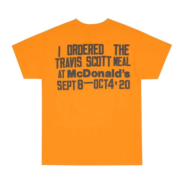 Cactus Jack by Travis Scott x Cactus Plant Flea Market Burger Mouth T-Shirt Gold