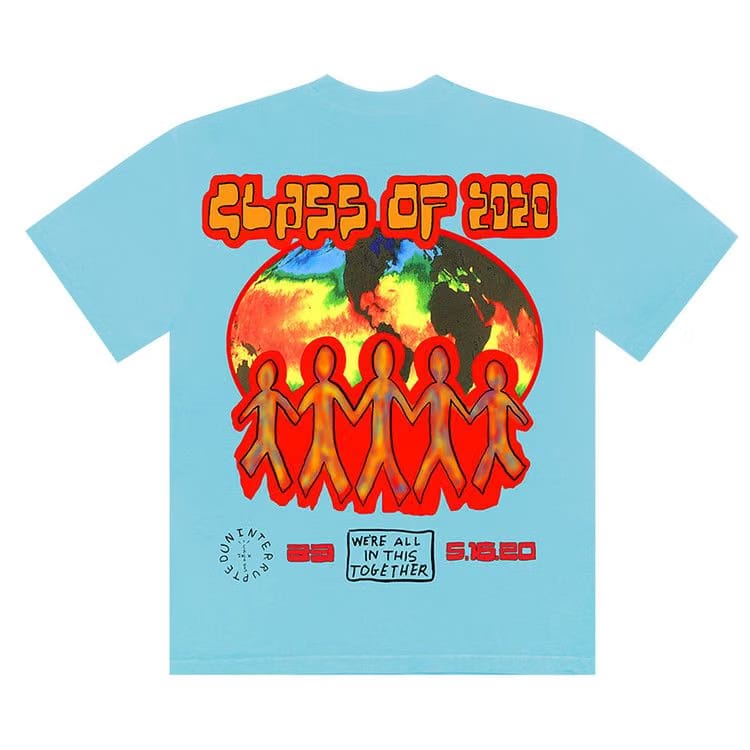 Cactus Jack by Travis Scott Class Of 2020 T-Shirt Sky