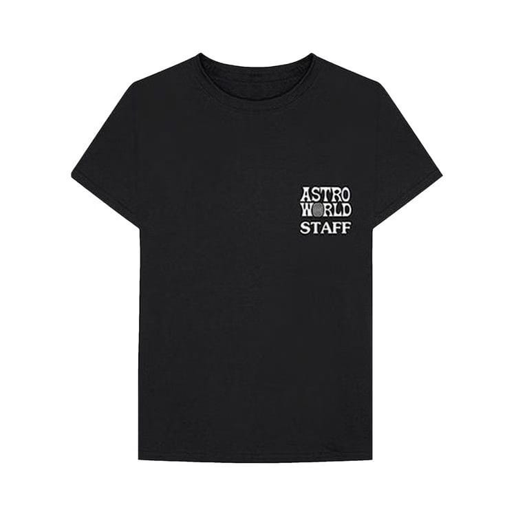 Cactus Jack by Travis Scott Astroworld Staff T-Shirt Black