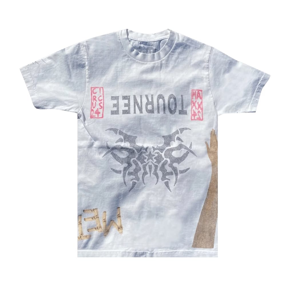 Cactus Jack by Travis Scott Metlife Tournee T-Shirt Vintage White