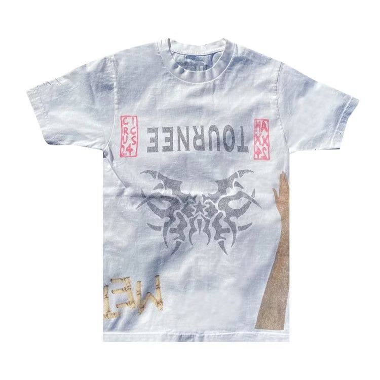 Cactus Jack by Travis Scott Metlife Tournee T-Shirt Vintage White