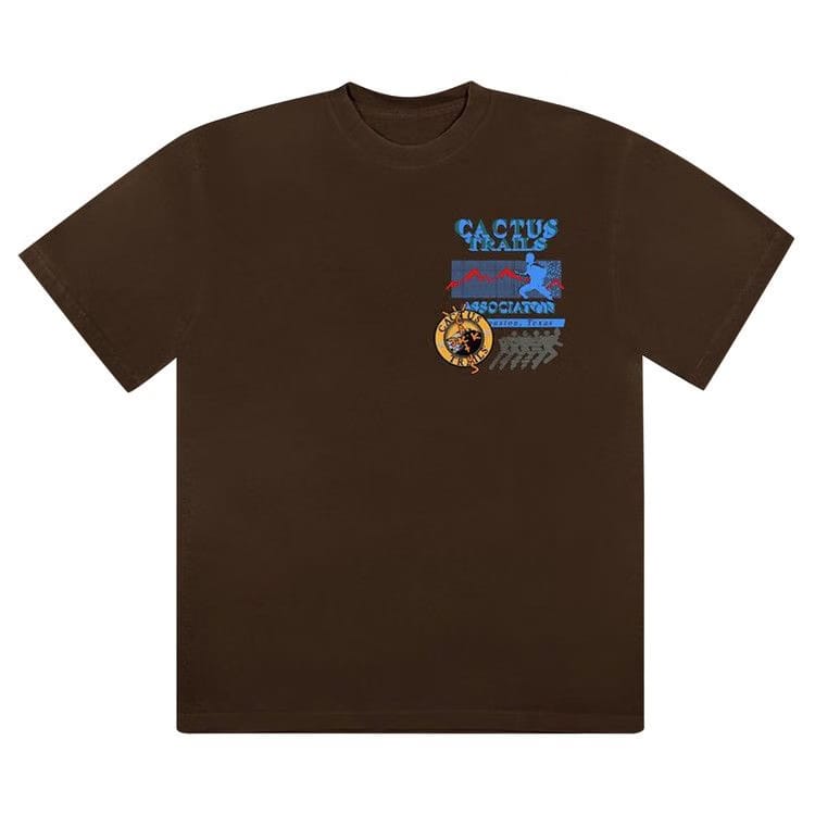 Cactus Jack by Travis Scott Cactus Trails Assn T-Shirt Brown