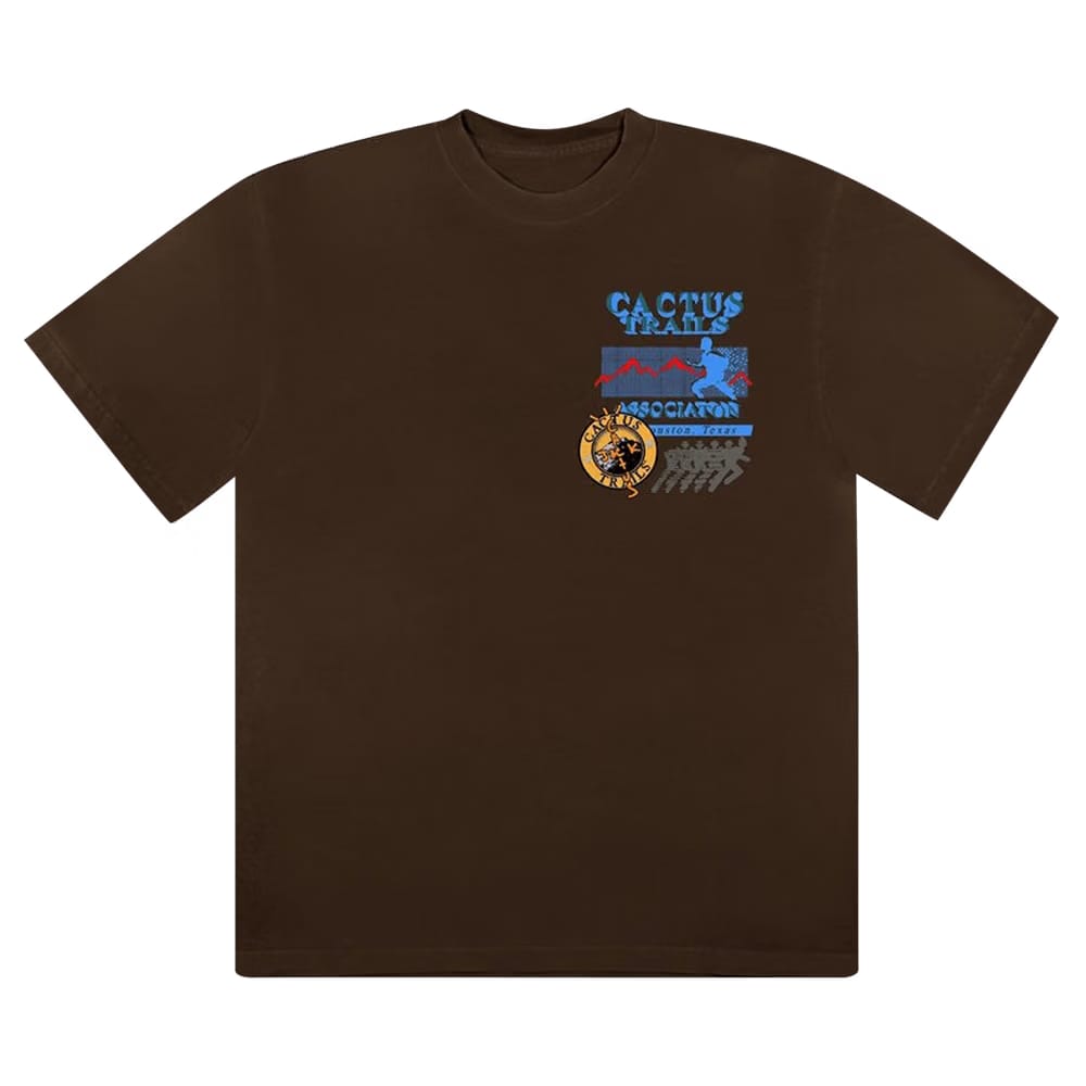 Cactus Jack by Travis Scott Cactus Trails Assn T-Shirt Brown