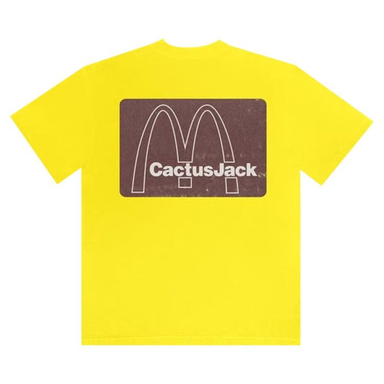 Cactus Jack by Travis Scott x McDonald's Menu Mono Logo T-Shirt II Safety Green