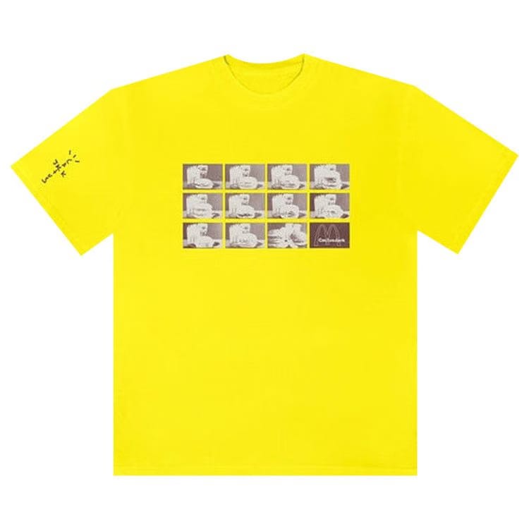 Cactus Jack by Travis Scott x McDonald's Menu Mono Logo T-Shirt II Safety Green