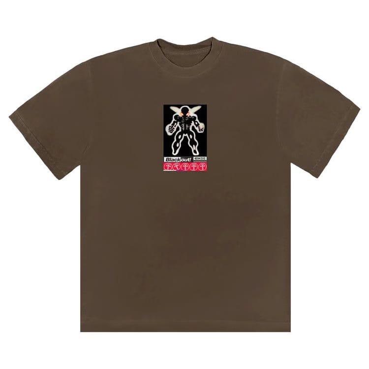Cactus Jack by Travis Scott Blackout T-Shirt Brown