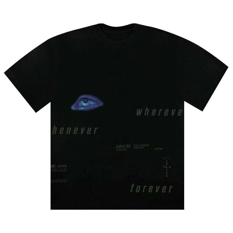 Cactus Jack by Travis Scott Digital Eye T-Shirt II Black