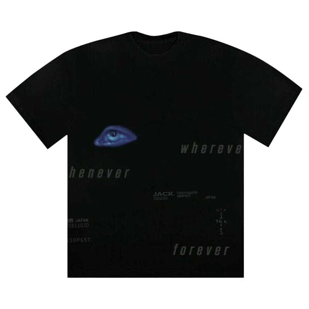 Cactus Jack by Travis Scott Digital Eye T-Shirt II Black
