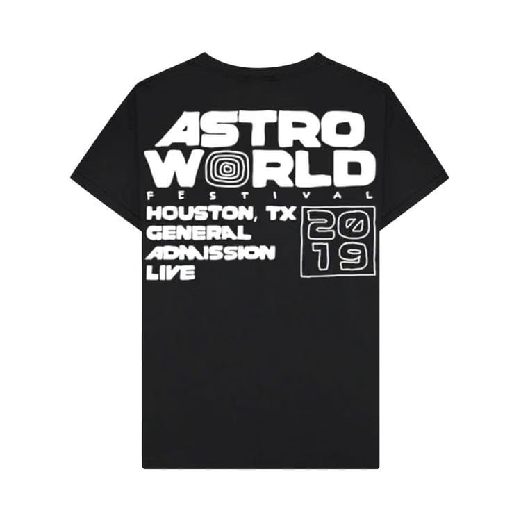 Cactus Jack by Travis Scott Astrofest Staff 2019 T-Shirt Black